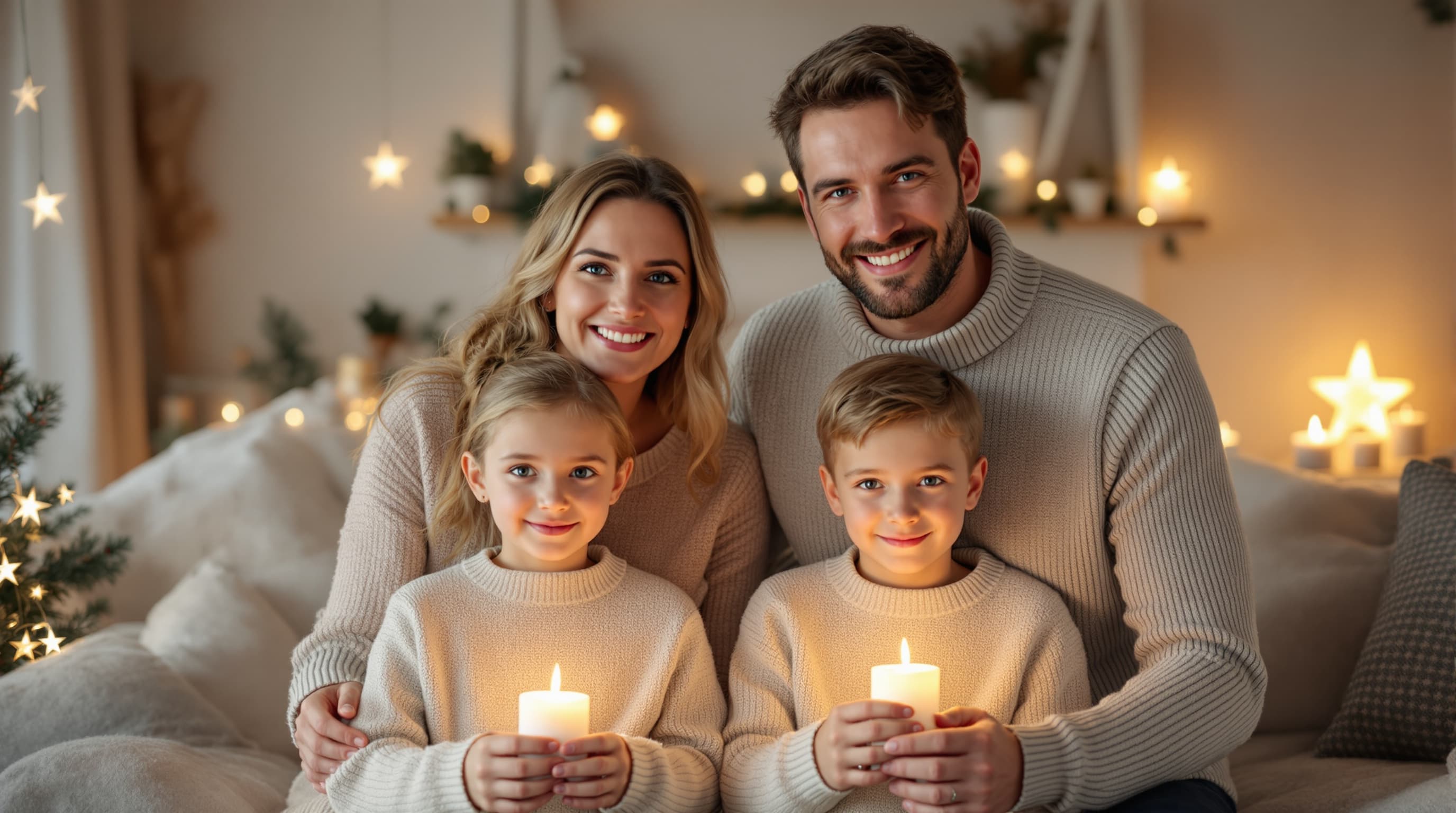 Familj Lucia-porträtt